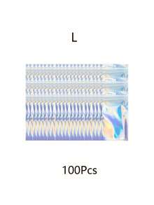 Self Sealing OPP Bags Pouches Laser Iridescent Zip Lock Bag Repeatable Packaging Jewelry Retail Bag Pouches Bags Gift Wrapping Bags,Christmas - Multicolor - View 9