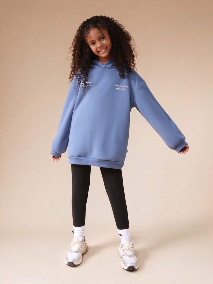 Oversized Hoodie With Leggings Set