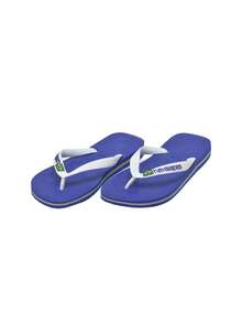 Havaianas Brasil Logo Unisex Flip Flops Marine Blue 4110850-2711 - RoyalBlue - View 6