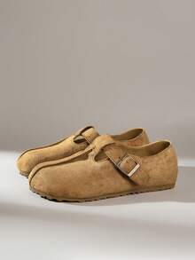 Solecia 女士休闲百搭通勤简约平底鞋 - 棕色 - 查看 6