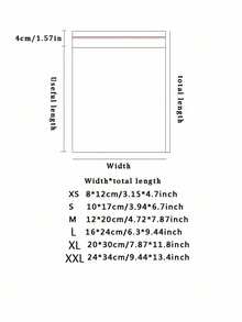 100 Transparent OPP Bags, Dustproof And Moisture-Proof Bags For Packaging Books, Decorations, Stationery, Gifts, - Multicolor - View 13