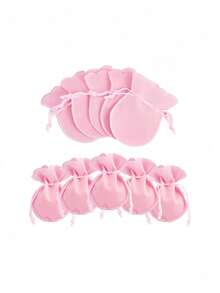 1/6/12 unidades de saquinhos de veludo em formato de cabaça com cordão para joias, ideais para embalar anéis, pulseiras e brincos, perfeitos para presentes de Natal.