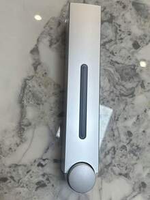 1 420ml Wall-Mounted High-Grade Soap Dispenser With Single Head, Double Head And Three Heads - Silver - View 3