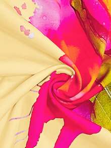 SHEIN LUNE Women's Long Sleeve Blouse, Fashion For Summer - Multicolor - View 3