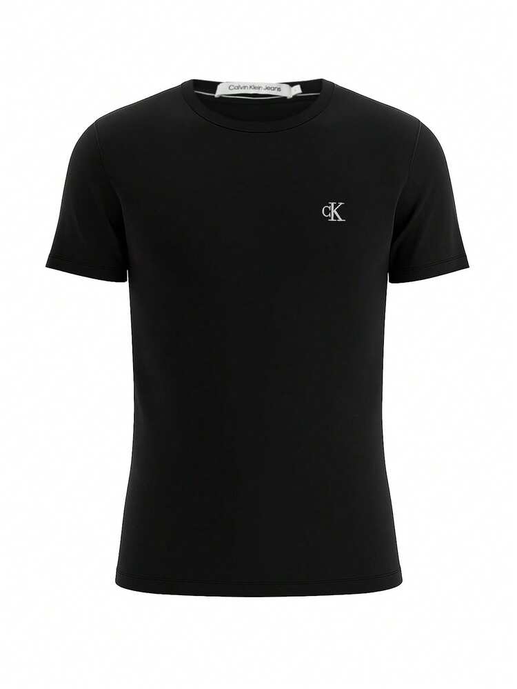 Calvin Klein Essential Men's T-Shirts Black - Black - View 4