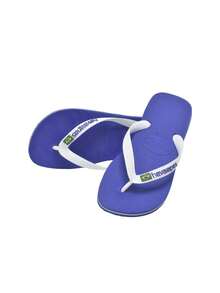 Havaianas Brasil Logo Unisex Flip Flops Marine Blue 4110850-2711 - RoyalBlue - View 5
