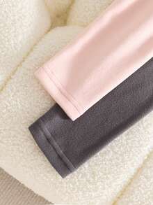 4pcs/Set Girls Soft Comfortable Casual Daily Thermal Underwear Set - Multicolor - View 7