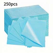 250 chiếc yếm xăm và nha khoa dùng một lần chống thấm nước: Khăn vệ sinh đa năng dùng cho chăm sóc sức khỏe và làm đẹp, Khăn lau bàn xăm dùng một lần, yếm xỏ khuyên răng, Thảm bàn xăm dùng một lần chống thấm nước, Phụ kiện xăm răng - Nhiều màu - Xem 13