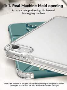 Tom and Jerry Artist x SHEIN 可爱创意卡通图案平板电脑保护套，采用3+Y折叠设计，具备自动唤醒/睡眠功能和内置笔槽，防震时尚，兼容三星Galaxy Tab、iPad（A16）第11代11英寸（2025款）和iPad第7/8/9代（10.2英寸）。 - 彩色 - 查看 4