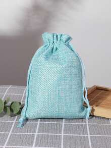 20个装，2种小尺寸，20种颜色，黄麻礼品袋，可重复使用收纳袋，珠宝袋，化妆袋，带抽绳，适用于珠宝、化妆品、工艺品、派对、婚礼、圣诞节等场合，亚麻包装袋，圣诞节 - 彩色 - 查看 48