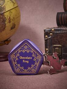 HARRY POTTER X SHEIN 巧克力蛙造型便携收纳袋 - 紫色 - 查看 1