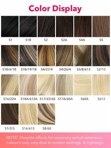 Seamless Clip Ins 7 PIEZAS Extensiones de cabello humano sin costuras de PU 100% cabello humano real de 14-22 pulgadas, color rubio balayage ombre, con piel de trama, extensiones de cabello Remy con clip, 110G - S16/613 - Ver 9