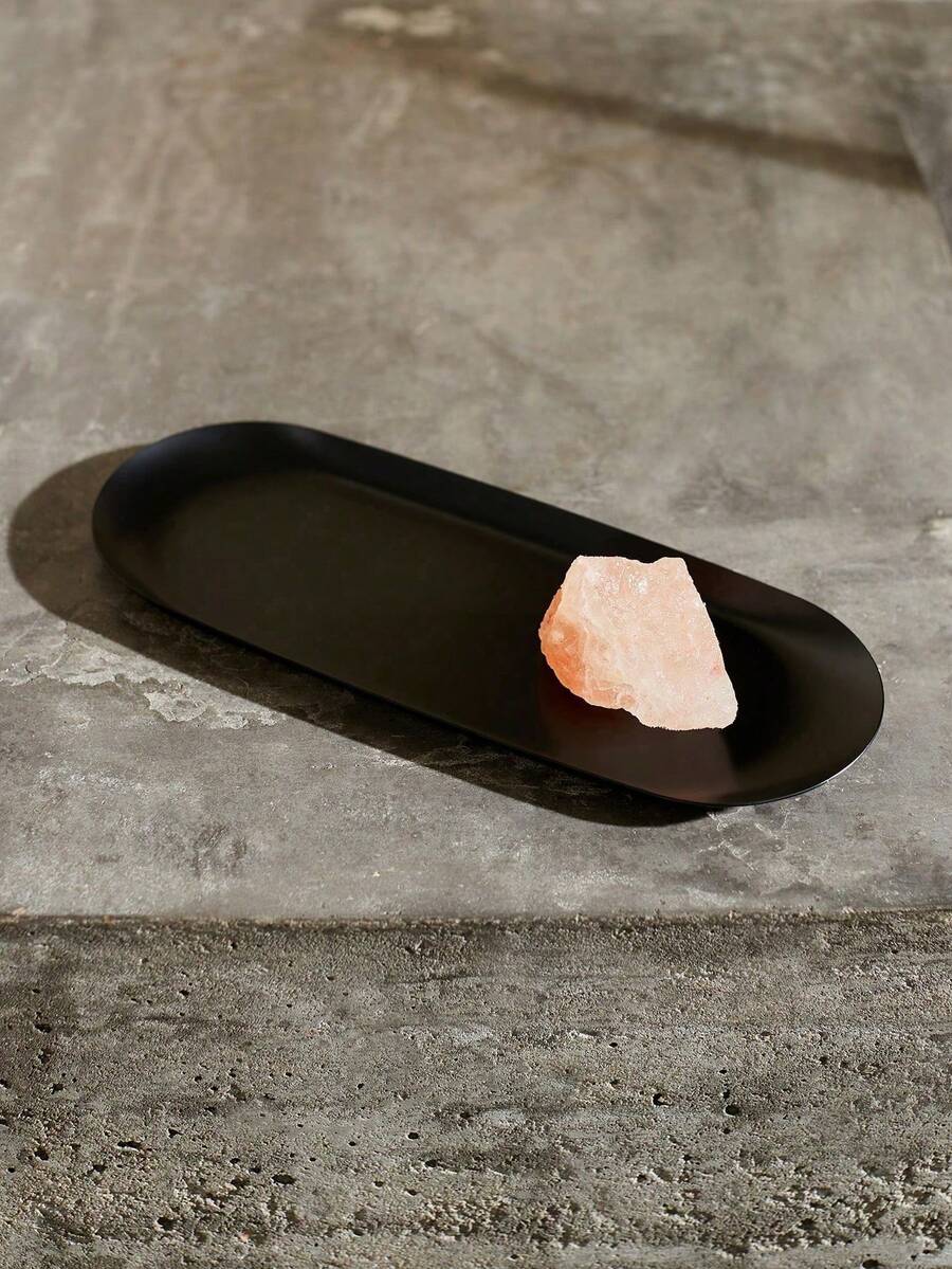 Cirelle Aparador de Vela Moderno de Aço Inoxidável Preto com Bandeja, Tamanhos P/M/G, Cortador de Pavio Resistente à Ferrugem e Organizador de Armazenamento, Decoração Multiuso para Festas de Aniversário, Feriados de Outono, Natal e Decoração do Lar - Preto - Visão 1