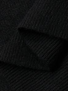 FRIFUL Women's Color Block Bow Cuff Crew Neck Long Sleeve Fitted Slim Pullover Sweater, Versatile For Autumn/Winter