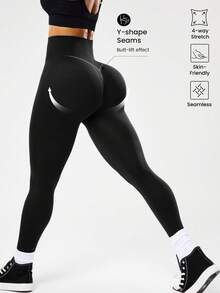 Velisys 无缝高弹瑜伽运动交叉腰带紧身裤