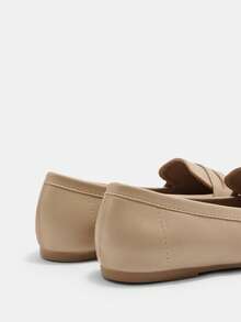 CUCCOO CURVES Women's Casual Commuter Versatile Wide Fit Flat Shoes For Christmas - Apricot - View 9