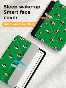 THE POWERPUFF GIRLS X SHEIN 可爱卡通女孩图案平板电脑保护套，高端质感，支持3+Y折叠，具备自动唤醒/睡眠功能和内置笔槽，防震时尚，兼容Galaxy Tab A9 Plus、iPad (A16) 第11代 11英寸（2025款）、iPad 第9代（10.2英寸）。 - 彩色 - 查看 8