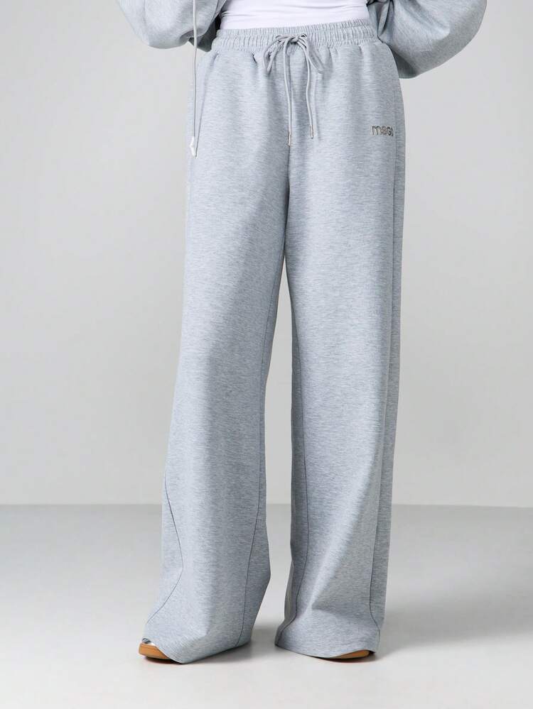MISSGUIDED Comfortable Wide Leg Joggers With Drawstring Waist And Side Pockets For Casual Loungewear And Everyday Comfort