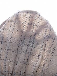 Genkimix Kids 年轻女孩时尚A字百褶裙，优雅风格，秋季新品 - 杏色 - 查看 8