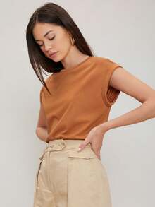 MOTF PREMIUM MODAL BATWING SLEEVE T-SHIRT - Orange - View 8