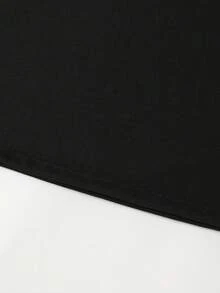 四季皆宜的青少年男童休闲时尚创意个性清新高端简约彩色数码印花67闪电图案字母标语印花宽松百搭短袖T恤，舒适温暖的夏秋款式，适合青少年男童日常休闲穿搭。 - 黑色 - 查看 6