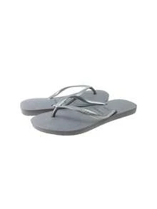 Havaianas Slim Kids Flip Flops Steel Grey 4000030-5178 - Grey - View 2