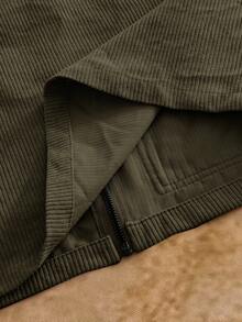 HIMLAND Men's Casual Corduroy Collar Jacket, Suitable For Everyday Wear