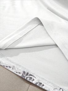 Glimmora Áo thun Y2K cổ tròn tay ngắn họa tiết chữ NY cổ điển dành cho nữ, thoải mái, phù hợp mặc hàng ngày - Nhiều màu - Xem 3