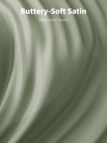 SHEIN Belle 优雅、浪漫、绿色、编织哑光、缎带装饰、露肩、无肩带、修身、鱼尾伴娘礼服 - 橄欖綠 - 查看 10