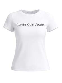 Calvin Klein Women's T-Shirt White - 亮白色 - 查看 1