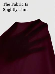 Islaluna Women Casual Round Neck Fitted Long Sleeve T-Shirt, Spring/Autumn For New Year Clothes - Red Violet - View 9