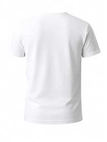Calvin Klein Core Monologo Men's T-Shirts White - White - View 5