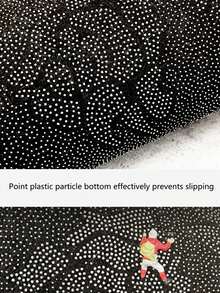 Una alfombra de área de estilo abstracto minimalista moderno con textura alta y baja, diseño bohemio, ligera, antideslizante, antimanchas, lavable, adecuada para dormitorios, salas de estar, pasillos, entradas y decoración del hogar, con felpa de cristal, 700g por metro cuadrado, base de plástico con puntos y un grosor de 5mm - Multicolor - Ver 9