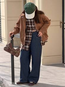 DAZY Tween Girls Thermal Lined Denim Jeans, Fall - Blue - View 3