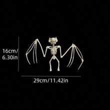 1 Set Realistic Halloween Bat Skeleton Decoration, Scary Bat Skeleton, Haunted House Stage Prop, Home Decor Hanging Ornament, Suitable For Halloween Party Background - Multicolor - View 14