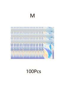 Self Sealing OPP Bags Pouches Laser Iridescent Zip Lock Bag Repeatable Packaging Jewelry Retail Bag Pouches Bags Gift Wrapping Bags,Christmas - Multicolor - View 11