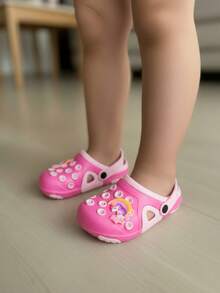 Kids Clogs - Baby Pink - View 2