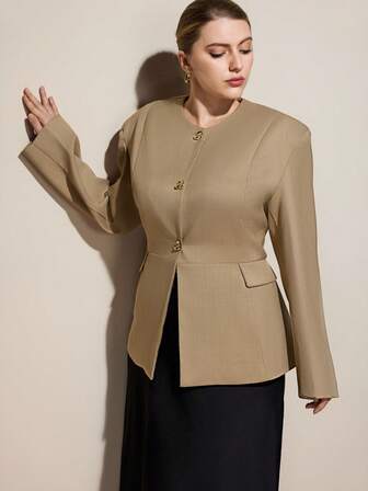 Aveloria Rosie 时尚设计感百搭宽松大码休闲长袖女式外套