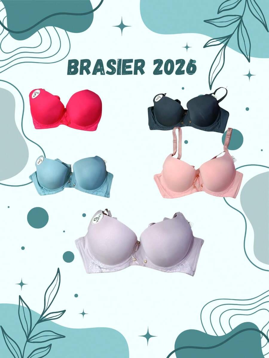 Brasier Talla D - Morado Violeta - Ver 1