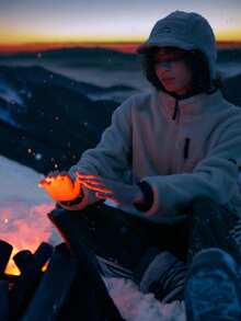 In My Nature 女士休闲立领户外抓绒外套，秋冬抓绒外套，女士户外服装，羊羔绒外套，泰迪熊外套，冬季外套，冬季保暖加厚抓绒外套，冬季外套，女士休闲户外外套，户外徒步外套，女士休闲外套，保暖外套，秋冬外套，加厚保暖外套，冬季外套，女士运动休闲外套，杏色侧袋外套，保暖外套，时尚外套，返校季，万圣节 - 棕色 - 查看 5