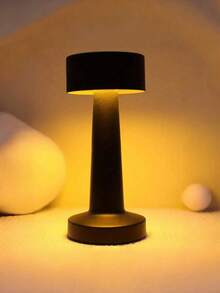1PC Rechargeable Crystal Desk Lamp, LED Vintage Table Lamp, Wireless LED Lamp For Outdoor Camping Atmosphere Night Light, Desk Lamp, Reading Light, Stall, Bar Decor, Bedside Lamp, USB Charging, 3-Color Dimming Touch, Suitable For Indoor And Outdoor - Multicolor - View 6
