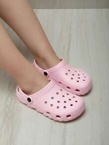 Women Clogs - Baby Pink - View 3