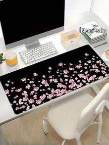 1Pc Large Desk Mat With Nature Non-Slip Rubber Base Desk Pad Keyboard Pad For Work Game Office Home Woman Friend Gifts. - Multicolor - View 6