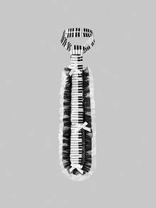 ROMWE 1 chiếc cà vạt đơn sắc ren vá nhạc piano phong cách Punk Y2K thời trang tối giản, phù hợp với trang phục học thuật, thường ngày, JK, Lolita, Anime, Grunge - trắng - Xem 1