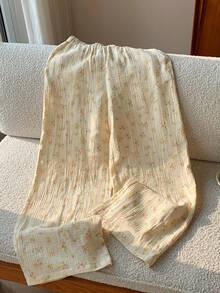 Comfortcana 女士印花休闲裤，简约日常穿搭 - 彩色 - 查看 6