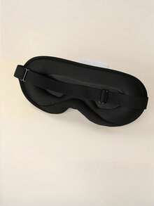 New 3D Contoured Eye Mask With Memory Foam For Total Blackout - Perfect For Travel & Naps - Black - View 7