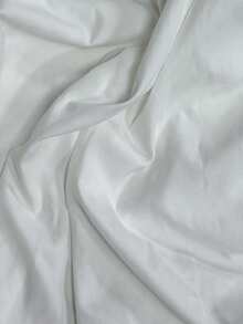 INAWLY Women's White Front Button Down Dropped Shoulder Long Sleeve Casual Blouse - White - View 4