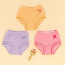 Set 3 calzoncitos para niña 🎀 algodón suave en colores pastel de calidad premium talla 2 con colores aleatorios de envió 
Braguitas infantiles de algodón premium talla 2 | moñito decorativo y tonos al azar 
Conjunto de panties para niña 👧 suaves, elásticas y hipoalergénicas talla 2 con colores al azar 
Ropa interior para niña | diseño adorable con moñito y costuras delicadas 
Juego 3 calzoncitos de colores | comodidad, suavidad y estilo - Multicolor - Ver 1