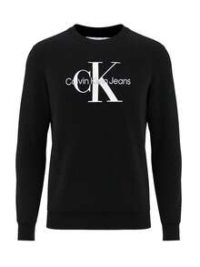 Calvin Klein Monogram Men's Sweatshirt Black - Black - View 4