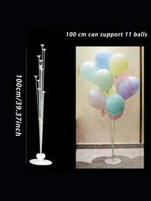 Desktop Float Balloon Support Pillars Aisle Marker Float Poles For Weddings, Birthday Decorations, Scene Setups, Weddin - Multicolor - View 13
